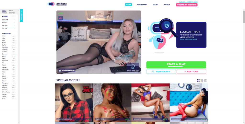 Jerkmate, classée comme la meilleure expérience de webcam porno de 2020